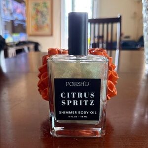Citrus Spritz Shimmer Body Oil — Gold